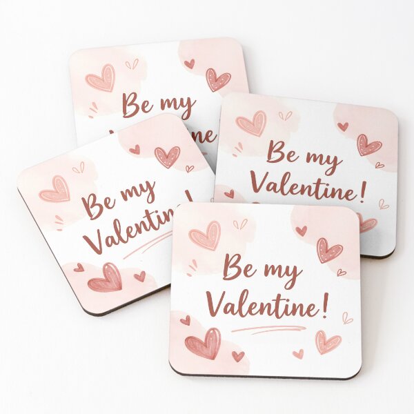 Item preview, Be My Valentine, Minimalistic Valentine's Day Art designed and sold by ReverieTown.