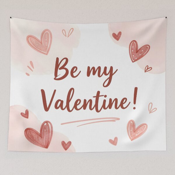 Item preview, Be My Valentine, Minimalistic Valentine's Day Art designed and sold by ReverieTown.
