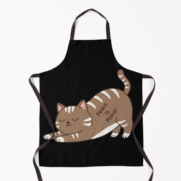 Item preview, Peace Is Power Cute Cat Design | Calm Mindset Motivation Quote designed and sold by SV-Creation.