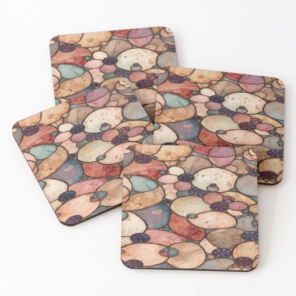 Item preview, Abstract Rose Window Pattern with Soft Cathedral Geometry designed and sold by mari0n980.