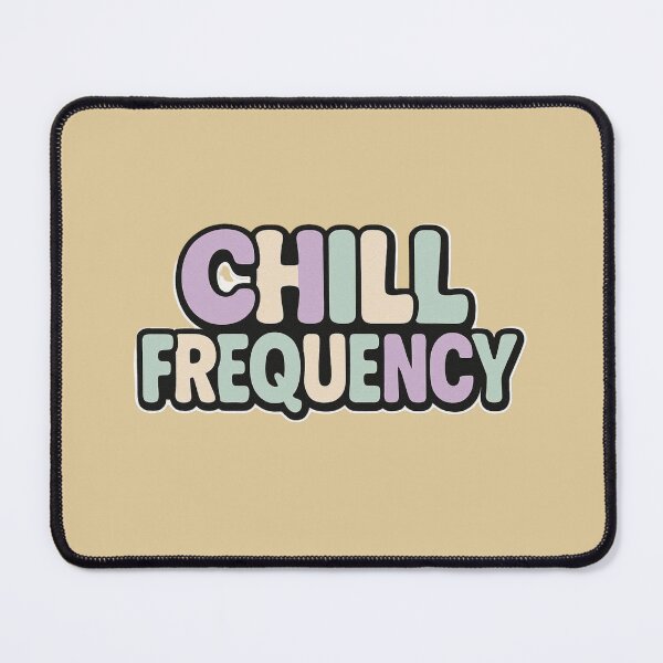 Item preview, Chill Frequency – Minimal Chill Electronic Typography Artwork designed and sold by |TRSSHOP|.