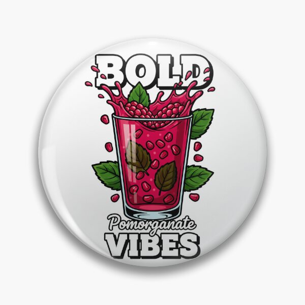 Item preview, Bold – Pomegranate Vibes Pomegranate Drink Illustration designed and sold by C3J7.