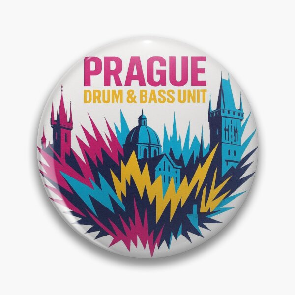 Item preview, Prague Drum and Bass – Electronic City DnB Artwork designed and sold by |TRSSHOP|.