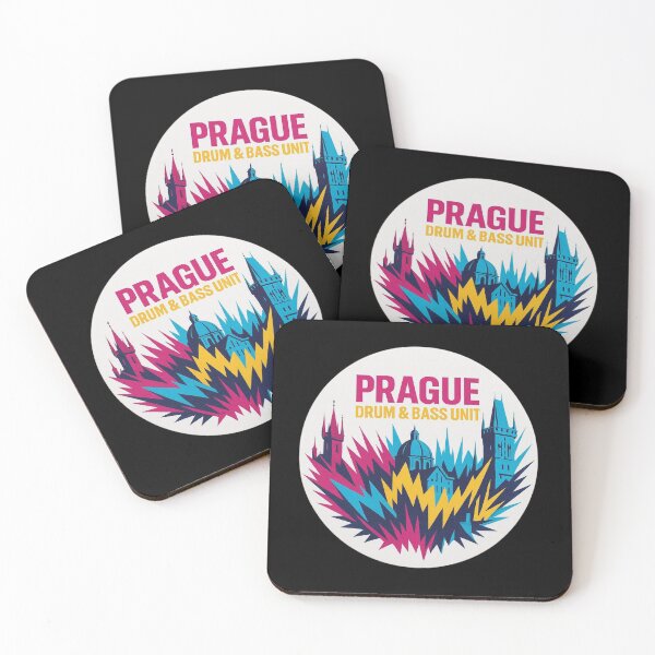 Item preview, Prague Drum and Bass – Electronic City DnB Artwork designed and sold by |TRSSHOP|.