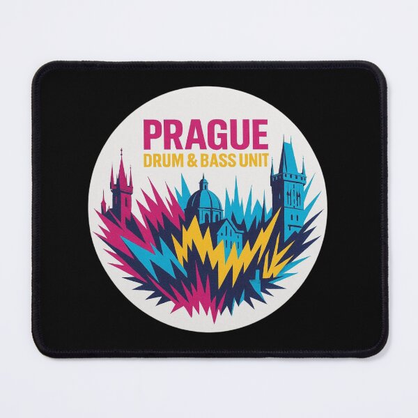 Item preview, Prague Drum and Bass – Electronic City DnB Artwork designed and sold by |TRSSHOP|.