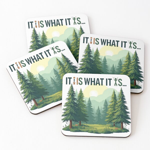 Item preview, It Is What It Is Forest Serenity Illustration designed and sold by Posiheal26.