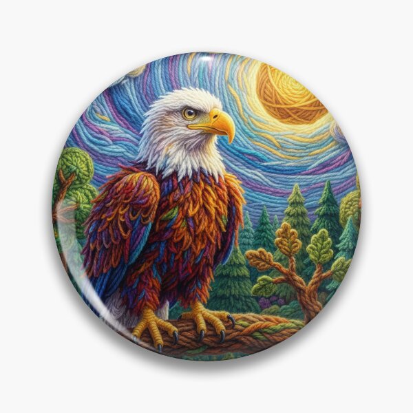 Item preview, Yarn Eagle in Yarn Oak Tree designed and sold by Tridentulus.