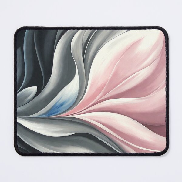 Item preview, Black Gray Pink White Marble Paint Flow designed and sold by SassyArtistry.
