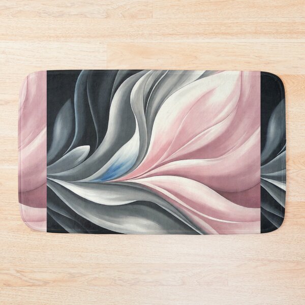 Item preview, Black Gray Pink White Marble Paint Flow designed and sold by SassyArtistry.