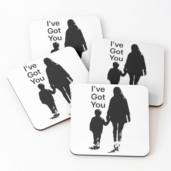 Item preview, I've Got You – Caregiver and Child Silhouette Art designed and sold by WayOutWorks.