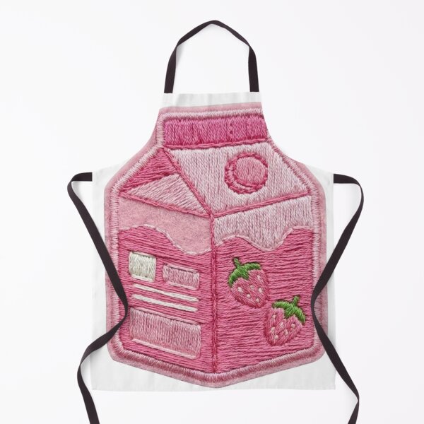 Item preview, Strawberry Milk Fabric Patch  designed and sold by AnimaliaStar.