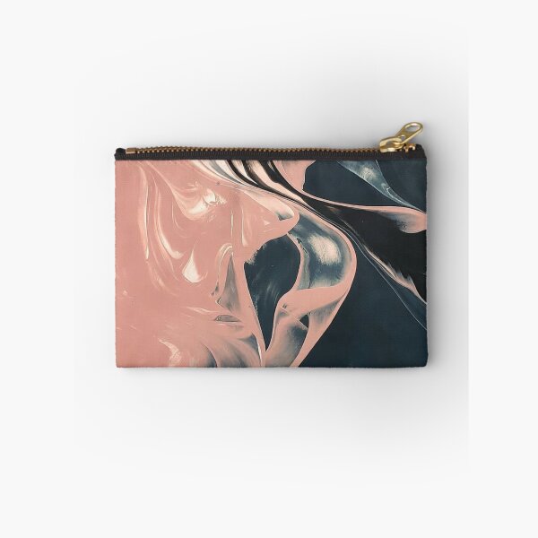 Item preview, Black Pink White Marble Fluid Paint Pattern designed and sold by SassyArtistry.