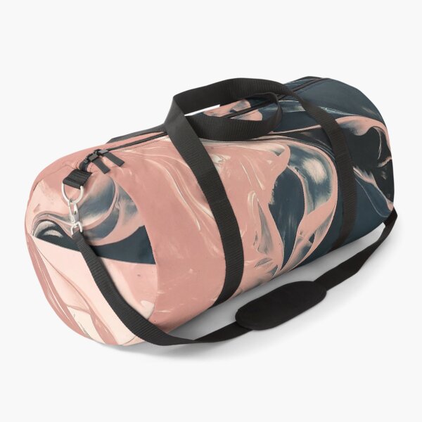 Item preview, Black Pink White Marble Fluid Paint Pattern designed and sold by SassyArtistry.