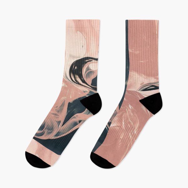 Item preview, Black Pink White Marble Fluid Paint Pattern designed and sold by SassyArtistry.