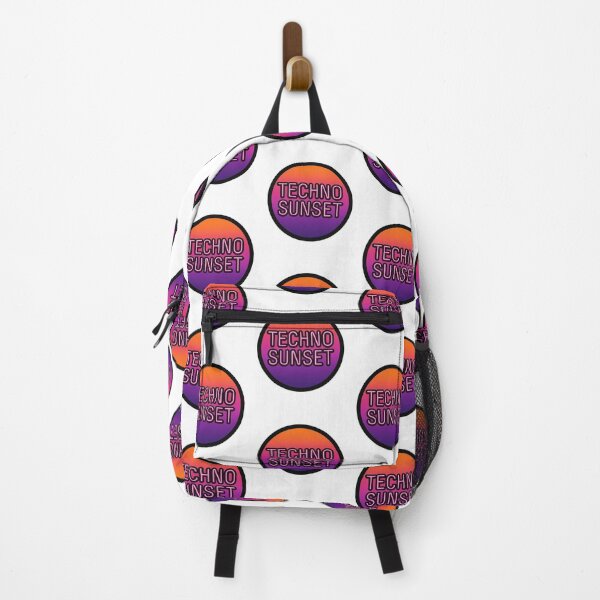 Item preview, Techno Sunset – Neon Techno Electronic Artwork designed and sold by |TRSSHOP|.