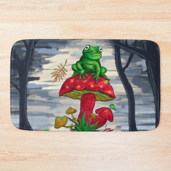 Item preview, Magical Frog on Fly Agaric - Forest Fairy Tale designed and sold by VitalusDesignArtV.