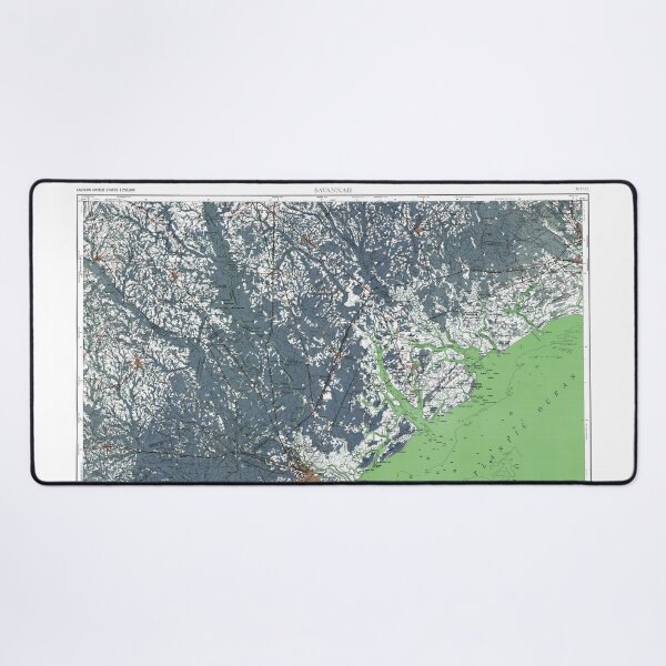 Item preview, Savannah Georgia Map designed and sold by parmarmedia.