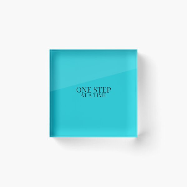 Item preview, One Step at a Time T-Shirt – Minimal Motivational Quote Apparel designed and sold by Qcima.