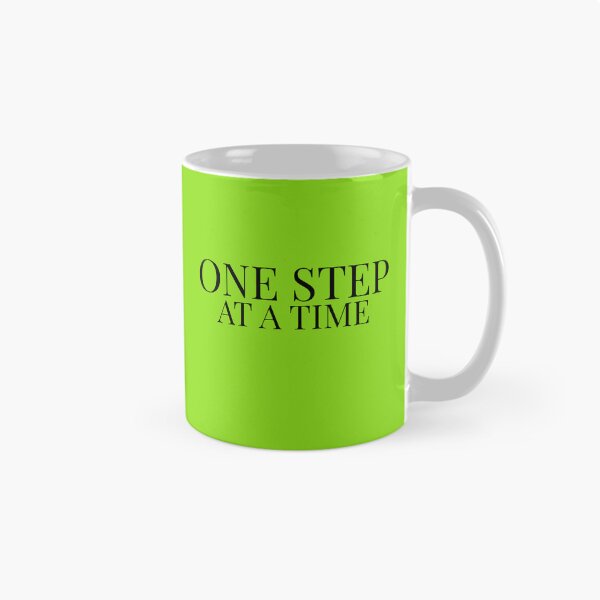 Item preview, One Step at a Time T-Shirt – Minimal Motivational Quote Apparel designed and sold by Qcima.