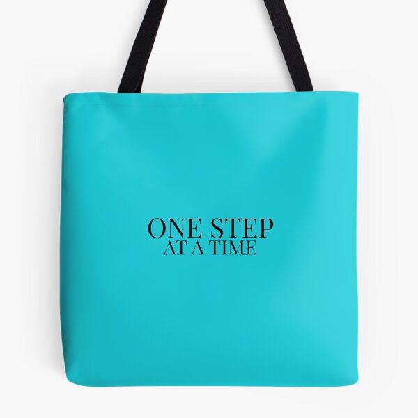 Item preview, One Step at a Time T-Shirt – Minimal Motivational Quote Apparel designed and sold by Qcima.