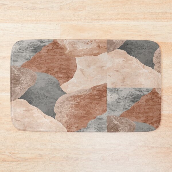 Item preview, Textured Abstract Wall Pattern in Clay and Gray Tones designed and sold by mari0n980.