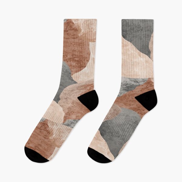 Item preview, Textured Abstract Wall Pattern in Clay and Gray Tones designed and sold by mari0n980.
