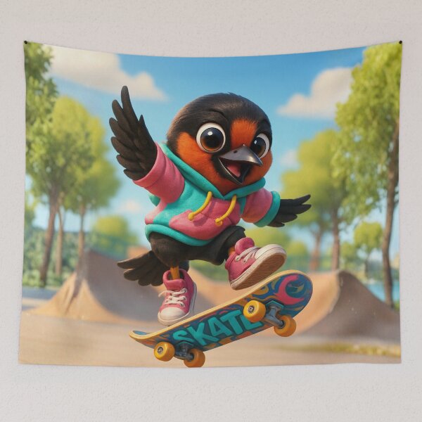 Item preview, Skater Oriole Orchard designed and sold by Sillytoe.