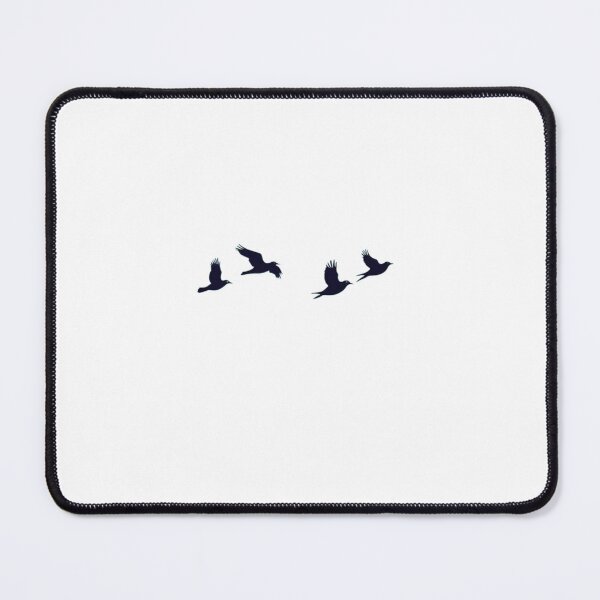 Item preview, Minimalist Silhouette Birds in Freedom Flight designed and sold by Posiheal26.