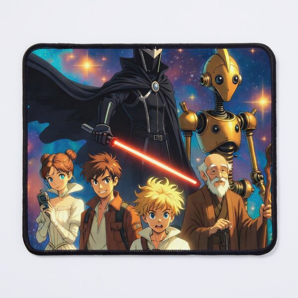 Item preview, Star Battles | Anime Sci-Fi Space Heroes Poster | Epic Galactic Adventure Illustration designed and sold by MovieBuffs3000.