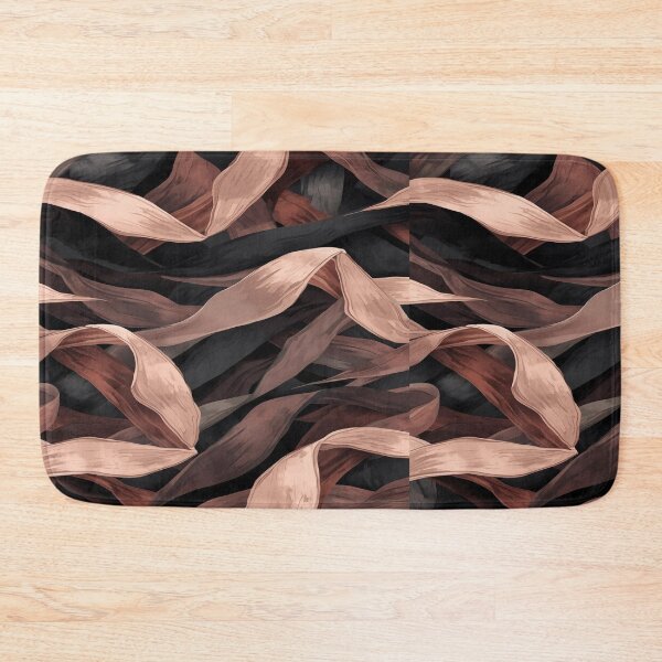 Item preview, Soft Shadow Ribbon Pattern in Blush and Charcoal designed and sold by mari0n980.