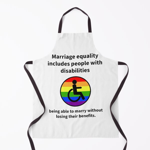Item preview, Marriage equality includes people with disabilities designed and sold by Rachel the Artist .