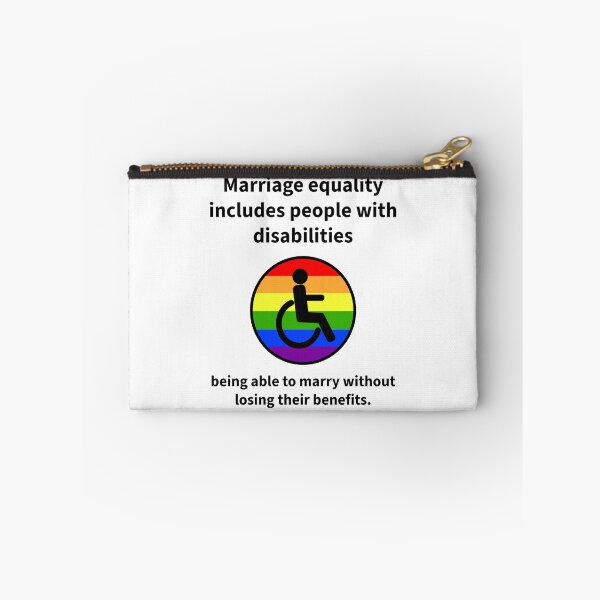 Item preview, Marriage equality includes people with disabilities  designed and sold by Rachel the Artist .