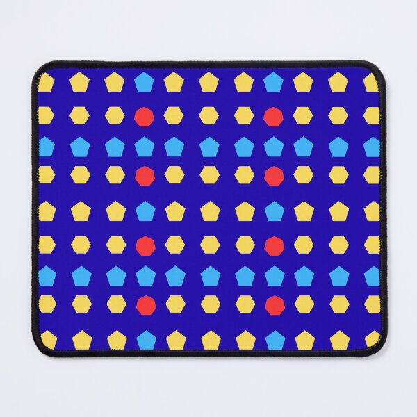 Item preview, Multi Colour Polygons on Dark Blue background pattern designed and sold by fev-rocks.