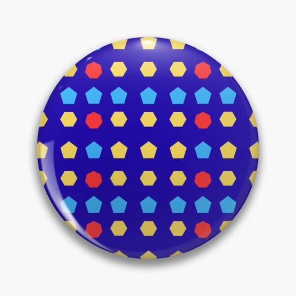 Item preview, Multi Colour Polygons on Dark Blue background pattern designed and sold by fev-rocks.