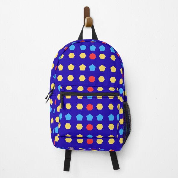 Item preview, Multi Colour Polygons on Dark Blue background pattern designed and sold by fev-rocks.