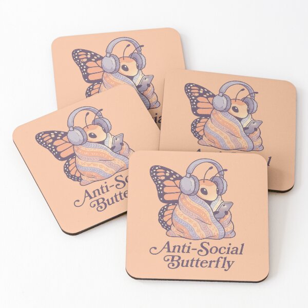 Item preview, Anti-Social Butterfly designed and sold by Twelve Layers.
