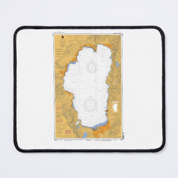 Item preview, Lake Tahoe California Map designed and sold by parmarmedia.