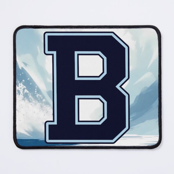 Item preview, Navy Blue Letter B – Initial Monogram for Boys designed and sold by roxysnextgenart.