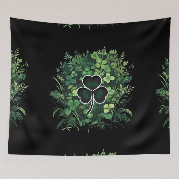 Item preview, St Patricks Day Shamrock Clover Leaf Illustration designed and sold by SassyArtistry.