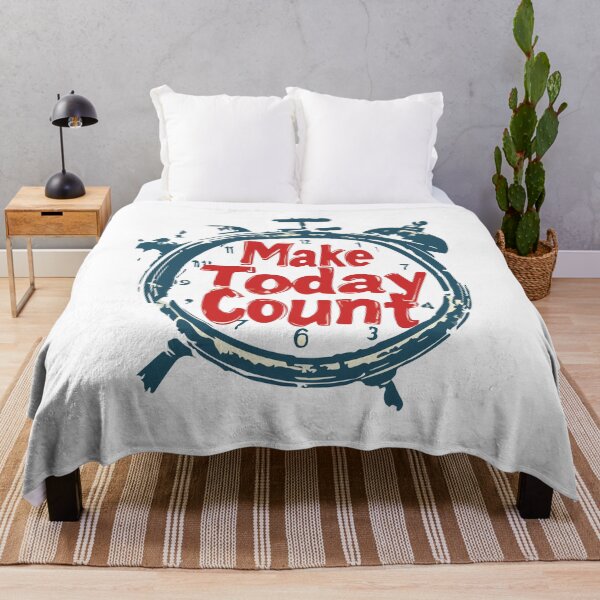 Item preview, Make Today Count Daily Motivation Quote designed and sold by CleanDecor.