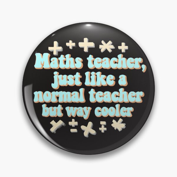 Item preview, Funny maths teacher slogan designed and sold by lucyinspace.