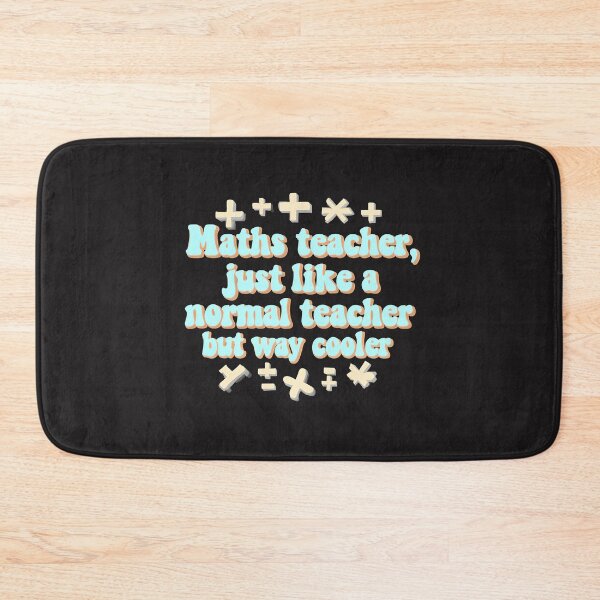 Item preview, Funny maths teacher slogan designed and sold by lucyinspace.