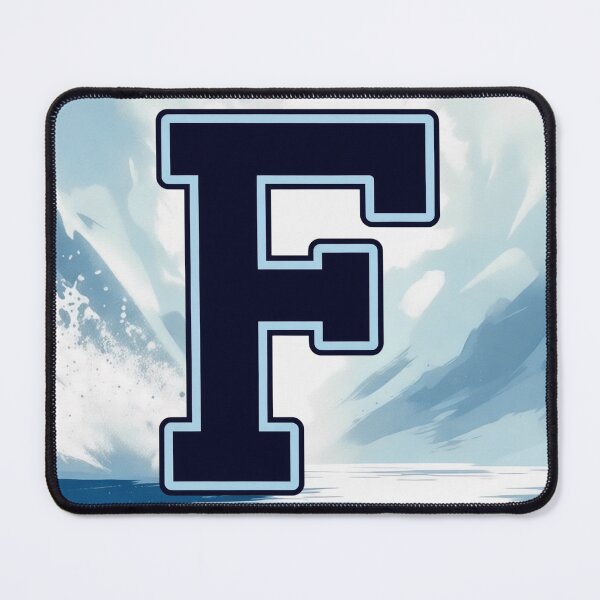 Item preview, Navy Blue Letter F – Initial Monogram for Boys designed and sold by roxysnextgenart.