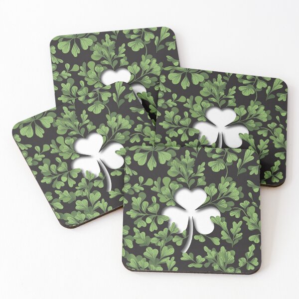 Item preview, St Patricks Day Shamrock Clover Leaf Pattern designed and sold by SassyArtistry.