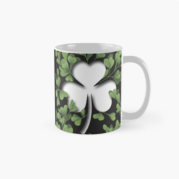 Item preview, St Patricks Day Shamrock Clover Leaf Pattern designed and sold by SassyArtistry.