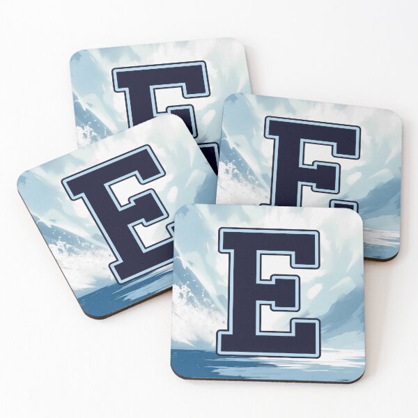 Item preview, Navy Blue Letter E – Initial Monogram for Boys designed and sold by roxysnextgenart.
