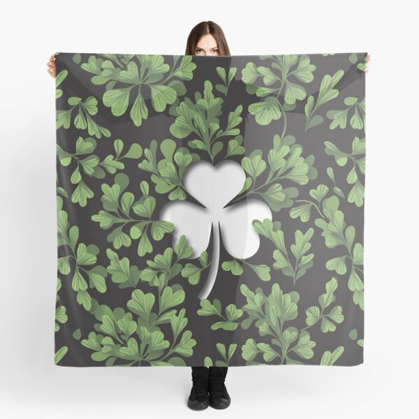 Item preview, St Patricks Day Shamrock Clover Leaf Pattern designed and sold by SassyArtistry.