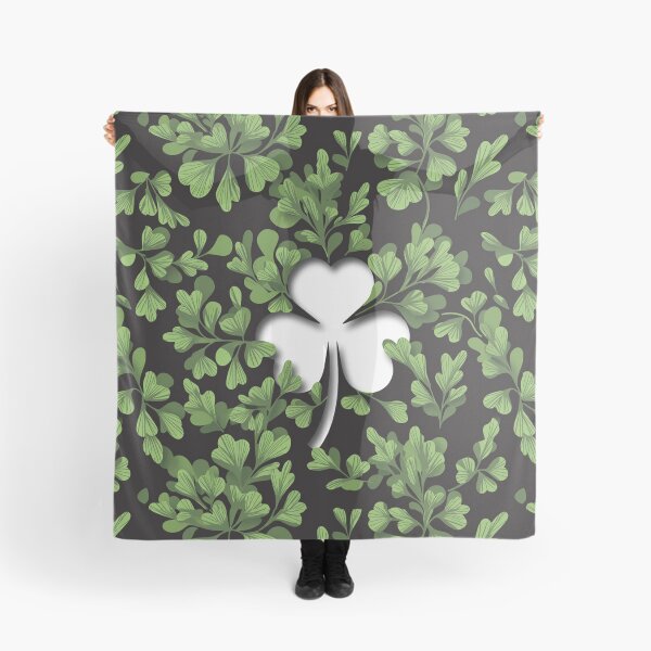 Item preview, St Patricks Day Shamrock Clover Leaf Pattern designed and sold by SassyArtistry.