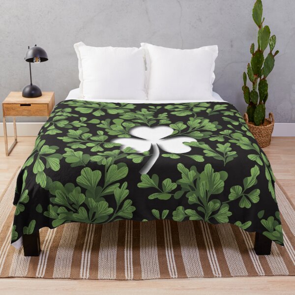 Item preview, St Patricks Day Shamrock Clover Leaf Pattern designed and sold by SassyArtistry.