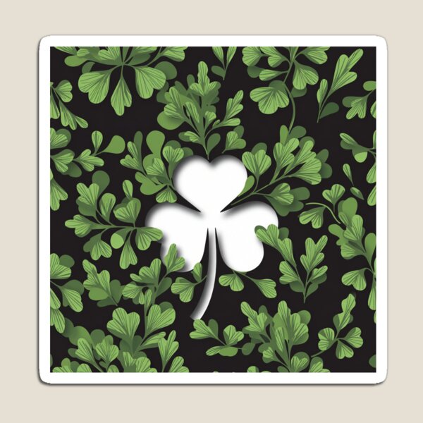 Item preview, St Patricks Day Shamrock Clover Leaf Pattern designed and sold by SassyArtistry.